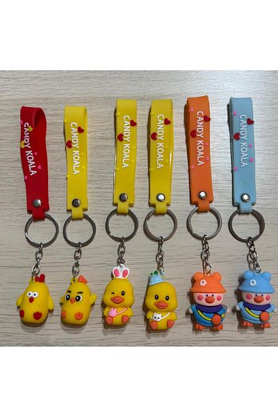 Kudi Set of 10 Mixed Silicone Keychains