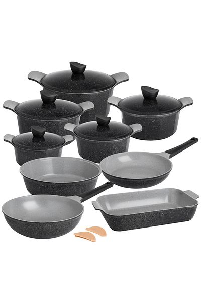Lahoya Joel Granite Cookware Set 16 Pieces
