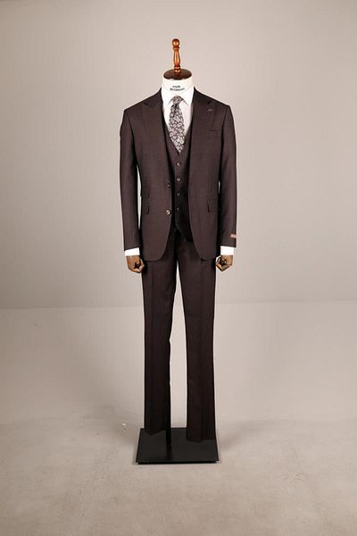 Kadir Büyükkaya Men's Vest Suit - Four Seasons Useable - Kav1015S
