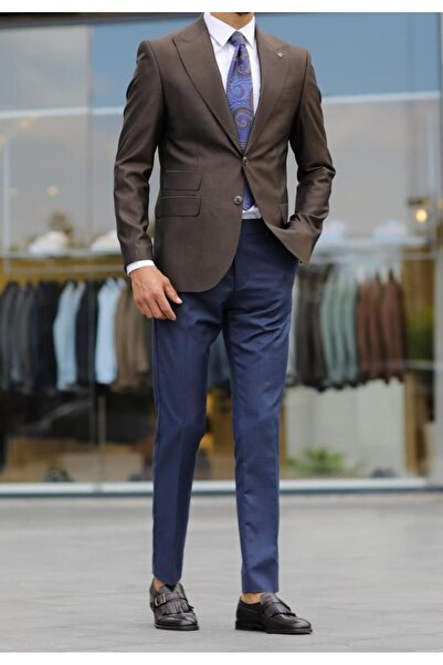 Kadir Büyükkaya Modern Ve Şık Erkek Slim Fit Ceket-kav5023w