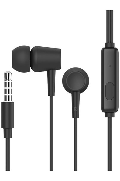 Tntech Jack Girişli Silikonlu Mikrofonlu Kablolu Kulakiçi Kulaklık 3.5 mm TN-H02