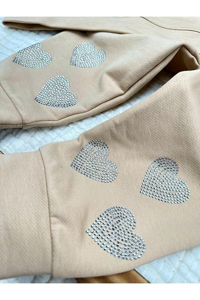 Murat Baby Girl's Heart and Stone Cotton Seasonal Set