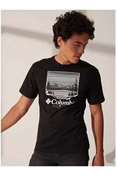 Columbia Ανδρικό κοντομάνικο μπλουζάκι - Cs0344-010 Csc Linear Range, 9120671010