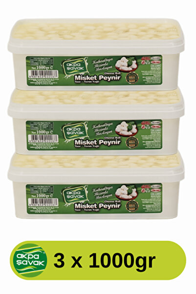 Ak-pa Şavak Akpa Şavak Misket Peyniri (3 x 1kg)