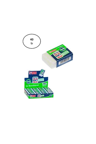 Mikro N2b40 White Soft Nano Eraser 40 pcs