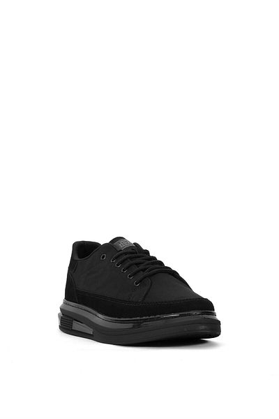 Ayakkabı Fuarı Leon Men's Memory Sole Casual Black Shoes - Elite Shl