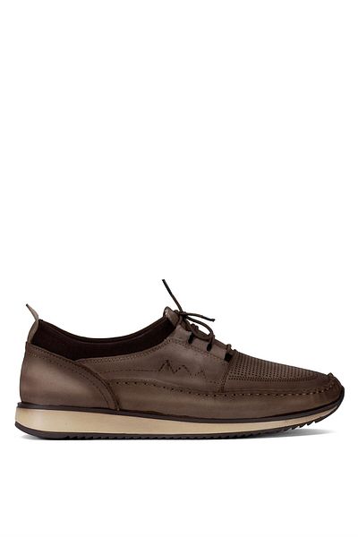 Ayakkabı Fuarı Elit DR69N Ανδρικά Γνήσια Δερμάτινα Nubuck Ορθοπεδικά Παπούτσια Casual Χρώμα άμμου