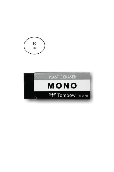 Tombow Mono Eraser, 23x11x55mm, Black 30pcs
