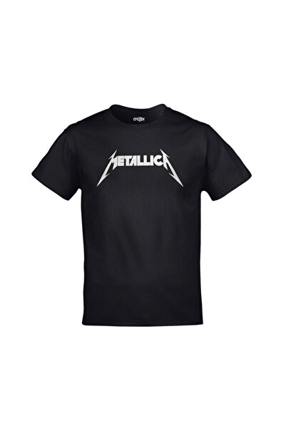 Kalic Studio Tricou oversize unisex cu sigla Metallica neagră
