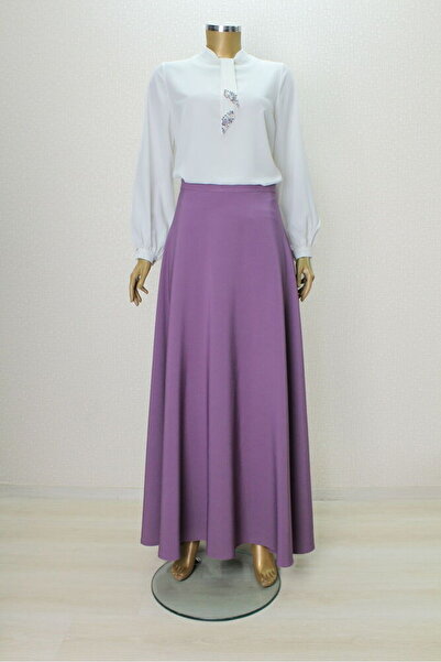 PERFECT 8100 MEVLANA ETEK  BELİ MANŞETLİ ARKASI FERMUARLI DÜĞMLEİ SPOR MEVLANA KLOŞ ETEK QYS ETEK #24-0853