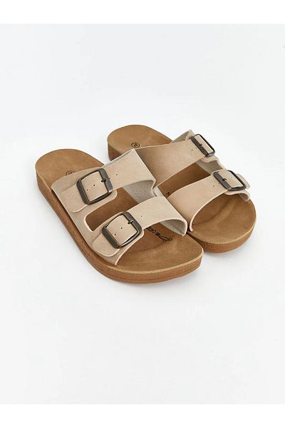 LC Waikiki Γυναικείες παντόφλες διπλής ζώνης LCW STEPS