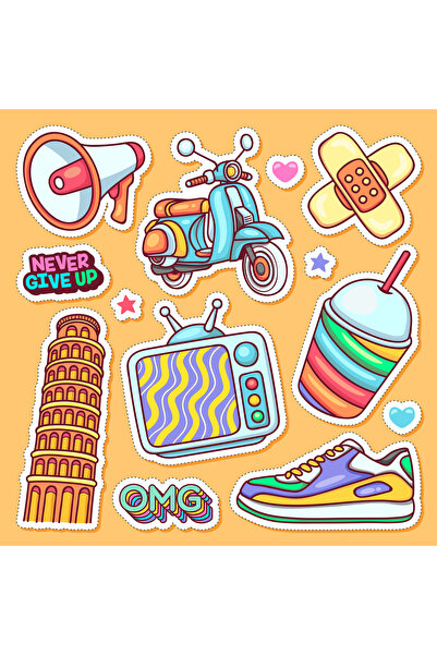 ALAMODECOR Sticker Kumaş Yaması 30cmx30cm | Dikiş Stickerı | Kıyafet Yaması