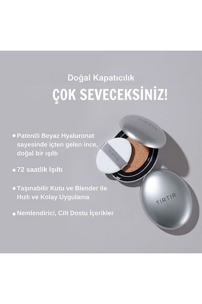 TIRTIR MASK FIT AURA CUSHION 21N IVORY