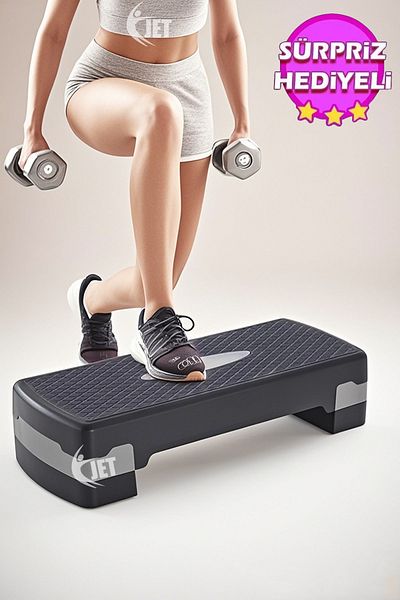 Jet Delux Quality Stepper Board 2 Stage Adjustable Stepper Aerobic Exercise Fitness Equipment