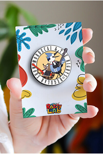 Rozzy Lab Regular Show - Pin - Rozet - Broş - Yaka Çanta Aksesuar