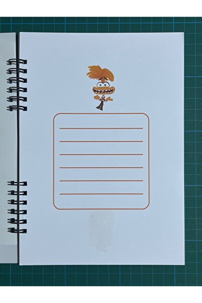 Cuppy Box Reverse Face Anxiety Character A5 Size Notebook 1 Page Bonus Mat Sticker