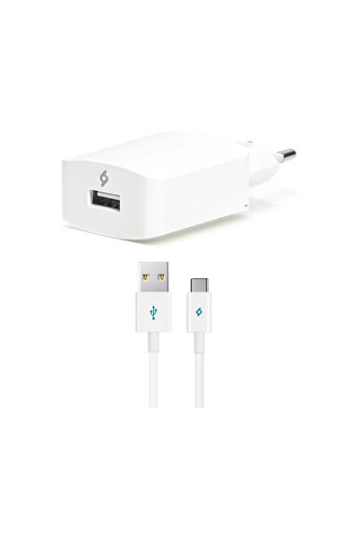 Ttec 2scs01c Speedcharger Seyahat Şarj Aleti 2.1a Type C Kablolu,beyaz