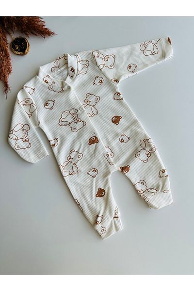 bioaksesuar Newborn Baby Rompers - 1-3-6 Months Old with Kidney Lanterns in Cotton & Stretch