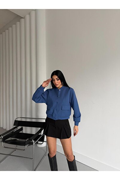 Paw Garage Women's Bobbie Bomber Jacket, Women's Scuba Sports Jacket