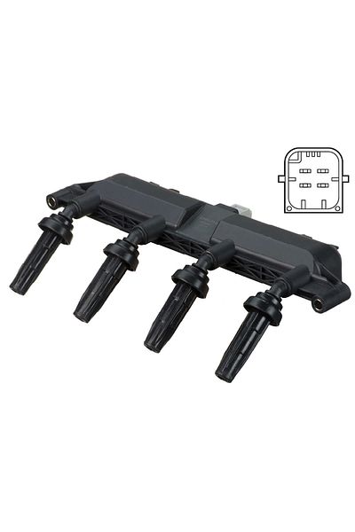 DELPHİ Ignition Coil Peugeot (Grey Socket) 106, 1007, 206, 306, 307, Gnzrz