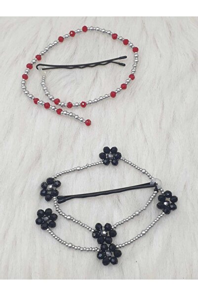 HAPPY HANDMADE 2-Piece Evening Hair Bead-Buckle Set-Kids Gift-Special Design ...
