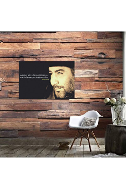 DURUSOY Ξύλινη ρετρό αφίσα από MDF, Αστεία ατάκες, Γραφές τοίχου, Τοπίο, Ιστο...