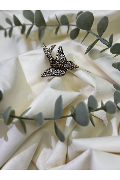 Genel Markalar Kararmaz El Yapımı Kuş Broş