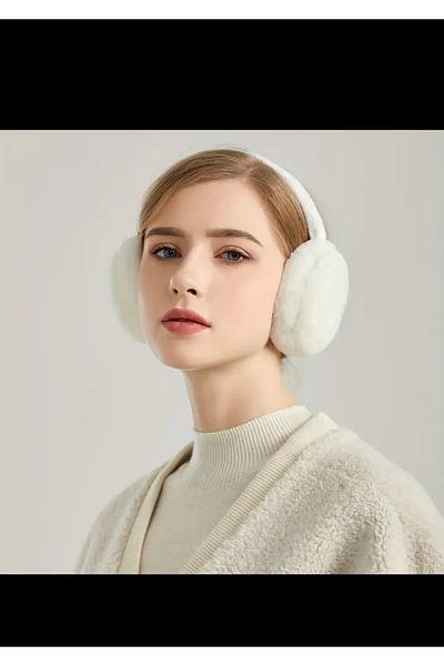 Betülce Betülce New Trend Soft Texture Plush Earphone with Movable Curl