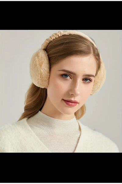 Betülce Betülce New Trend Soft Texture Plush Earphone with Movable Curl