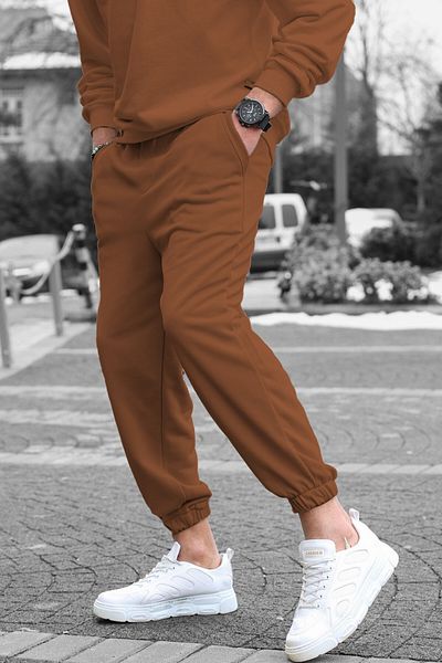 ruNadeS Men's Elastic Leg Jogger Sweatpants