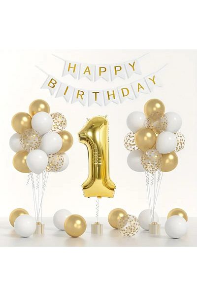 CANSIN Gold Birthday Set