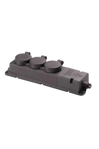 SCHNEIDER كهربائي 3201-366-0301 - 1x16a مجموعة مقابس مطاطية ثلاثية IP44