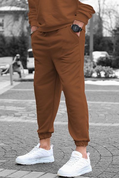 ruNadeS Men's Elastic Leg Jogger Sweatpants