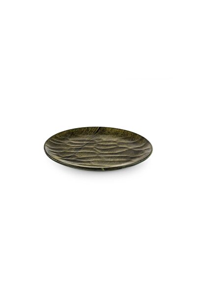 Tria Hybrid Wooden Embossed Serving Plate 6 Pieces 25 cm Pine Patterned