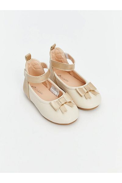 LC Waikiki Lcw Steps Bow Figured Baby Girl Ballerinas