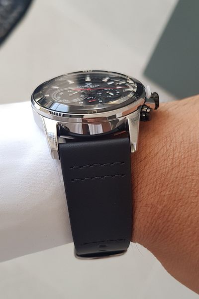 Daniel Klein New Model Exclusive Model Black Leather Strap Men's Watch with Calendar