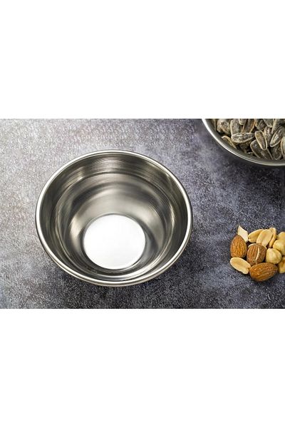 KT HOME 12.5 cm Set of 2 Stainless Steel Metal Yogurt Bowl - Food Bowl