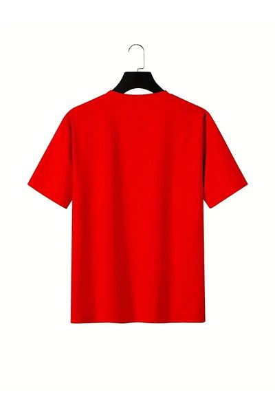 WOODROFFE New Season Men's Airplane Graphic Oversize Loose T-Shirt