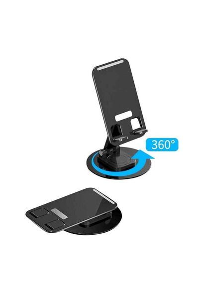 CARNIVAL LAND Αναδιπλούμενη φορητή επιτραπέζια βάση για tablet και τηλέφωνα 360 °   Περιστρεφόμενη βάση τηλεφώνου και tablet