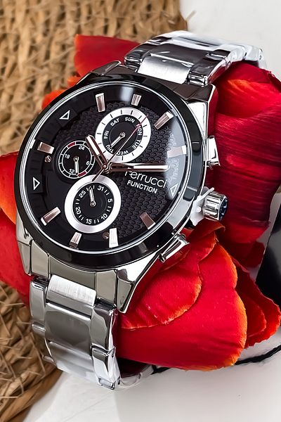 Ferrucci New Season Steel Men's Wristwatch Bracelet - All Functions Active