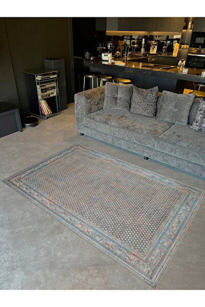 Rugs Modern Halı Ametist Serisi Çok Renkli Noktalı Detay Motif Desenli Dokuma...