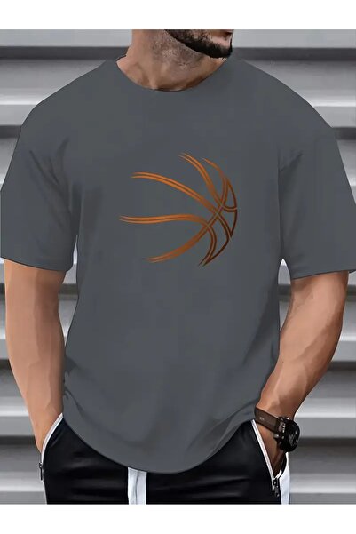 WOODROFFE Tricou cu imprimeu baschet pentru bărbați Noul sezon oversize loose