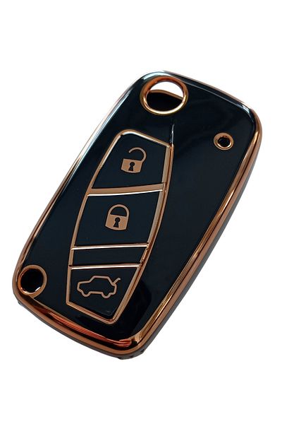 Kasey Linea Fiorino Nemo Bipper - Compatible Nano Silicone Key Case, Remote Control and Auto Keychain, Black