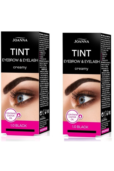 JOANNA KAŞ KİRPİK KREM BOYA SİYAH RENK 1.0 - 2 KUTU