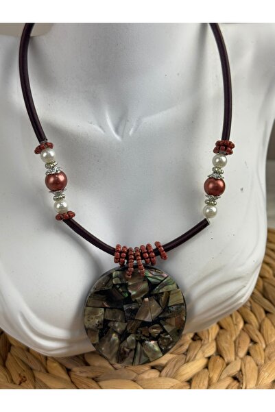 SEDEF TAKI Sedef taşlı kolye