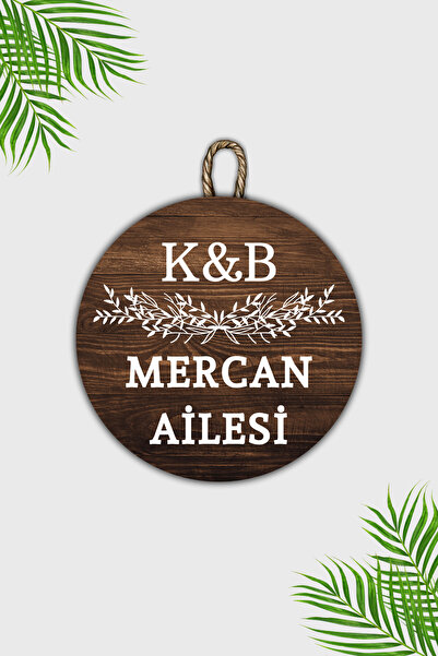 Dormot 1Modern Kapı Süsü - Kişiye Özel Baş harf ve soyisim Tasarım - Dış Meka...