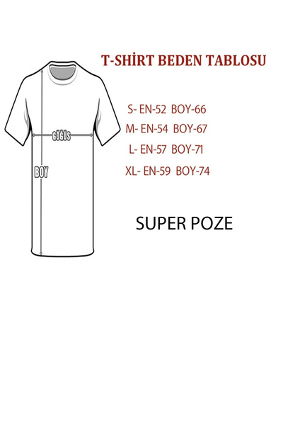 SUPER POZE Női CARPE DİEM nyomott nyári pamutszövet Oversize Fit póló