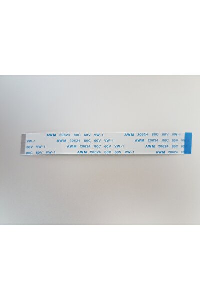 FFC 24 Pin 10cm Ters 0.5mm Adımlı Esnek Flex Kablo Awm 20624 80c 60v Şerit Fleks Film