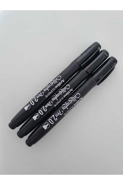 artline Supreme 2.0 Black Calligraphy Pen - 3 Pieces