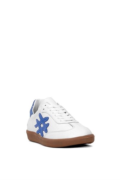 Ayakkabı Fuarı Elit Rch088-M-Vade White Women's Classic Sneaker - Genuine Leather